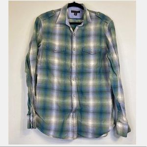 Banana Republic Plaid Shirt, Medium